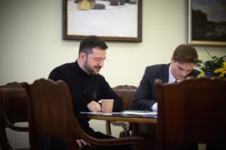Volodymyr Zelensky viđen tijekom poziva s Donaldom Trumpom