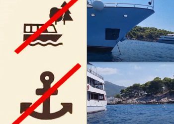 Zabranjeno vezivanje za vegetaciju i plovidba 150 i 300 m od kupališta, kapetanija može zabraniti sidrenje!