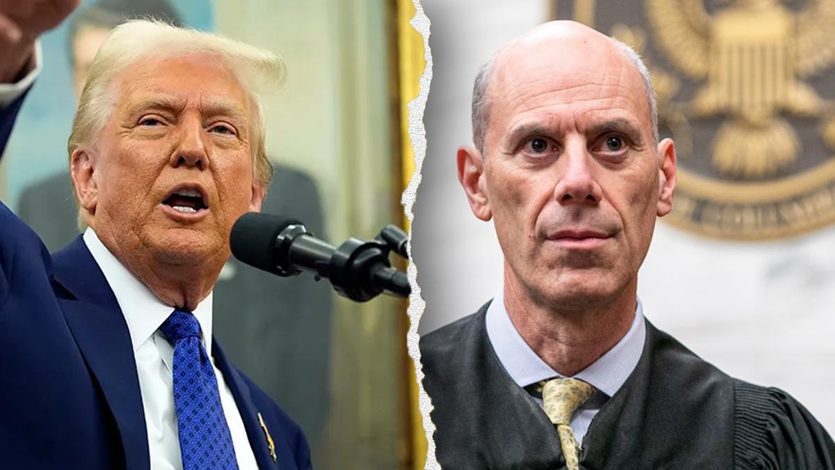 Predsjednik Donald Trump i američki okružni sudac James Boasberg viđeni su u ovom bočnoj podjeli. Fotografija putem Getty Images