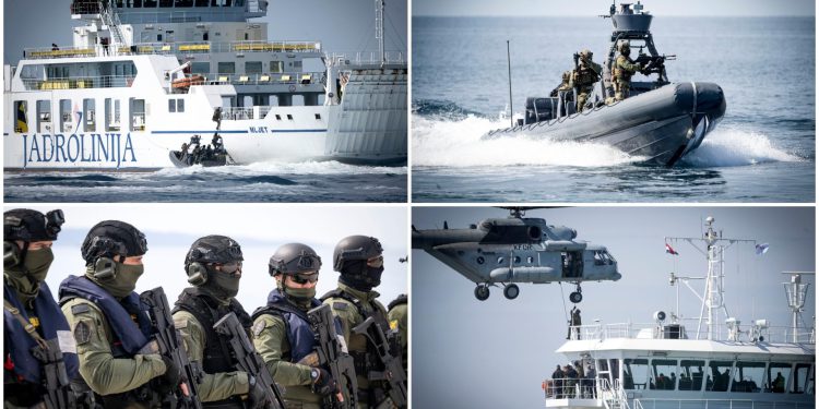 Slobodna Dalmacija – ‘Drama’ u splitskoj trajektnoj luci; komandosi s vojnih brodova upali na trajekt Jadrolinije! ‘Na sve smo spremni’