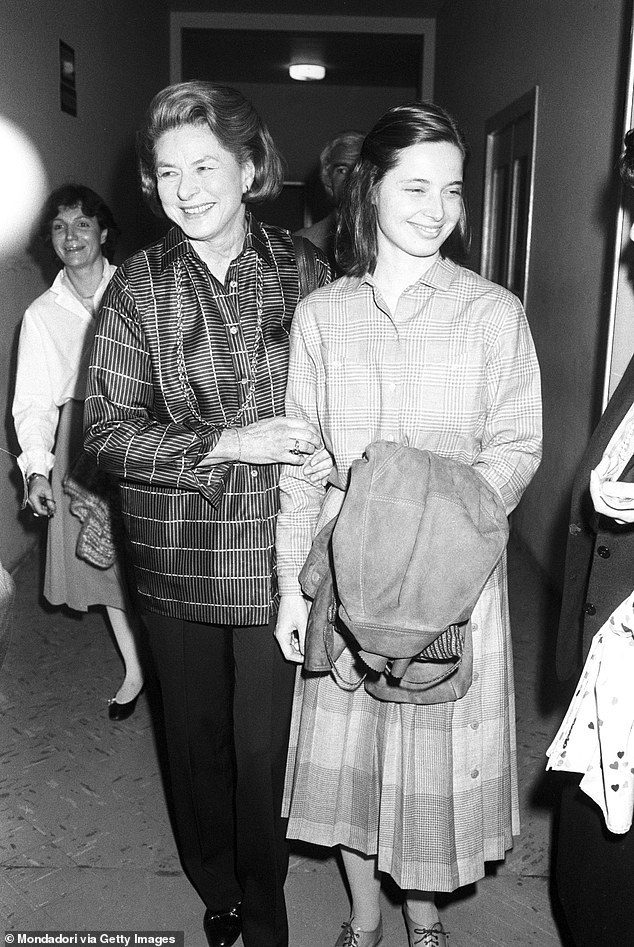 Isabella i njezina švedska zvijezda glumica majka Ingrid Bergman 1980. godine