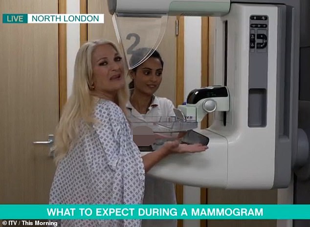 Prošlog mjeseca, emitera su pohvalili jutros fanovi koji su bili podvrgnuti mamografu uživo na ITV showu