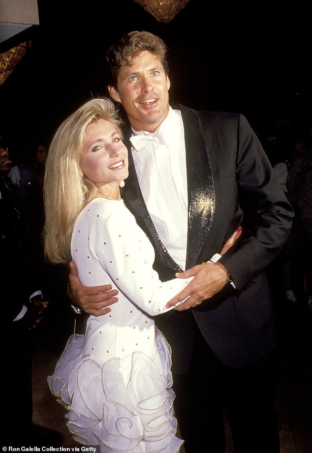 Bach-Hasselhoff je bio oženjen zvijezdom Baywatch, 72, između 1989. i 2006.; Na slici 1991
