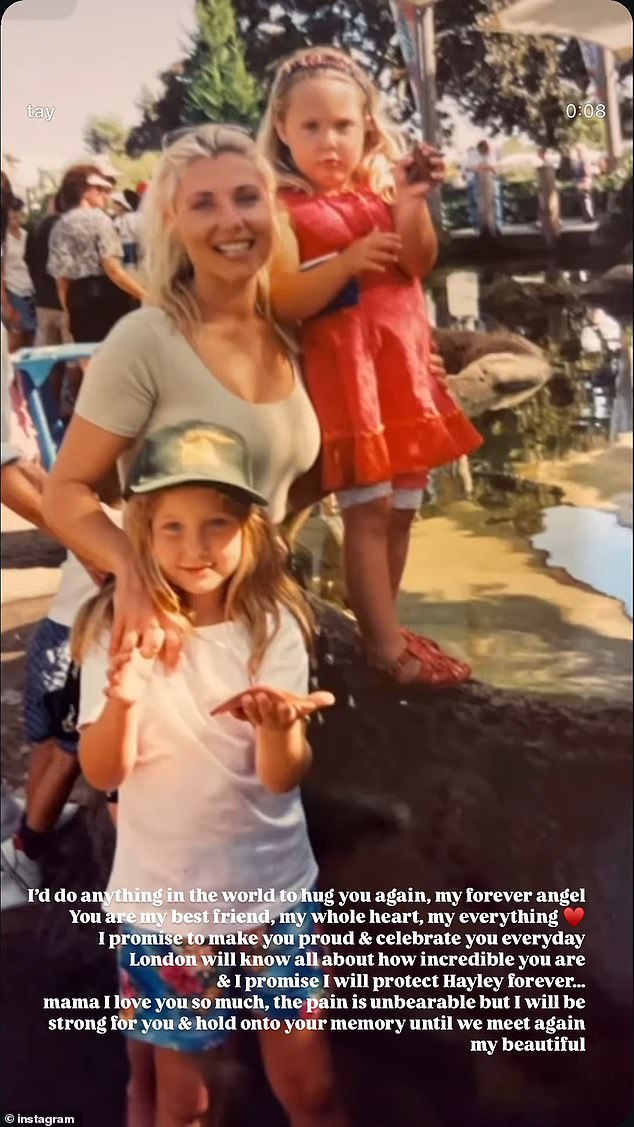 Nazvala je majku svojim 'najboljom prijateljicom' i zavjetovala se da će je učiniti 'ponosnom'