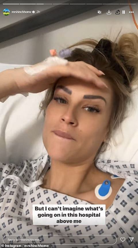 Guru čišćenja, zvani Sophie Hinchliffe, 35, prišla je svojoj priči kako bi snimila video s svog bolničkog kreveta objašnjavajući što se dogodilo