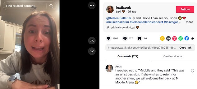 Jedan obožavatelj po imenu Lexi Cook postao je viralan na Tiktok zbog svog videa nakon što je saznao da je Las Vegas Show otkazan