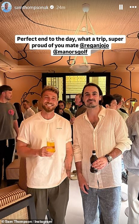 Nakon što su otkrivene vijesti o Zarinoj romansi, Sam je na Instagramu podijelio da je u inozemstvu bio za golf izlet u inozemstvo