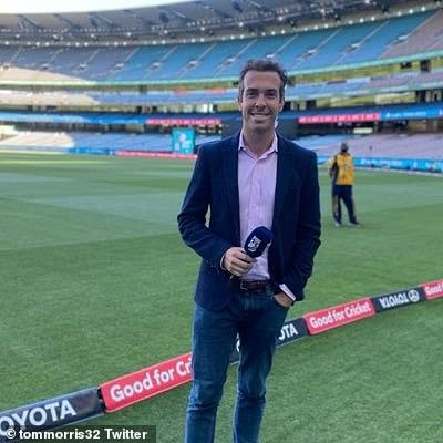 Nakon što je Beveridge optužio Morrisa (na slici) za novinarstvo od oluka, reporter Fox Footy tada je otpušten zbog zasebnog izdanja