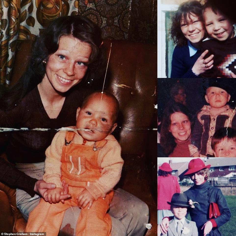 Stephen je ranije podijelio nekoliko djetinjskih snimka svoje majke na Instagramu