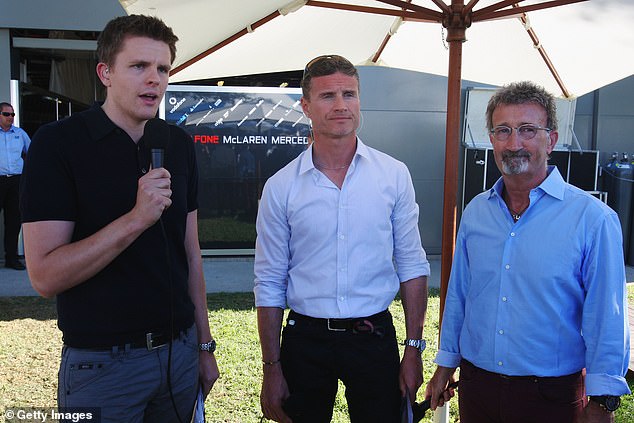 Jordan je nastavio stvoriti podcast s bivšim vozačem Formule 1 Davidom Coulthardom (Centar)