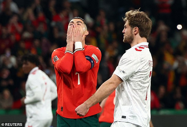 Ronaldo je želio dodati svojih rekordnih 135 golova na međunarodnoj razini u četvrtfinalnom play-offu Lige Lige Lige.
