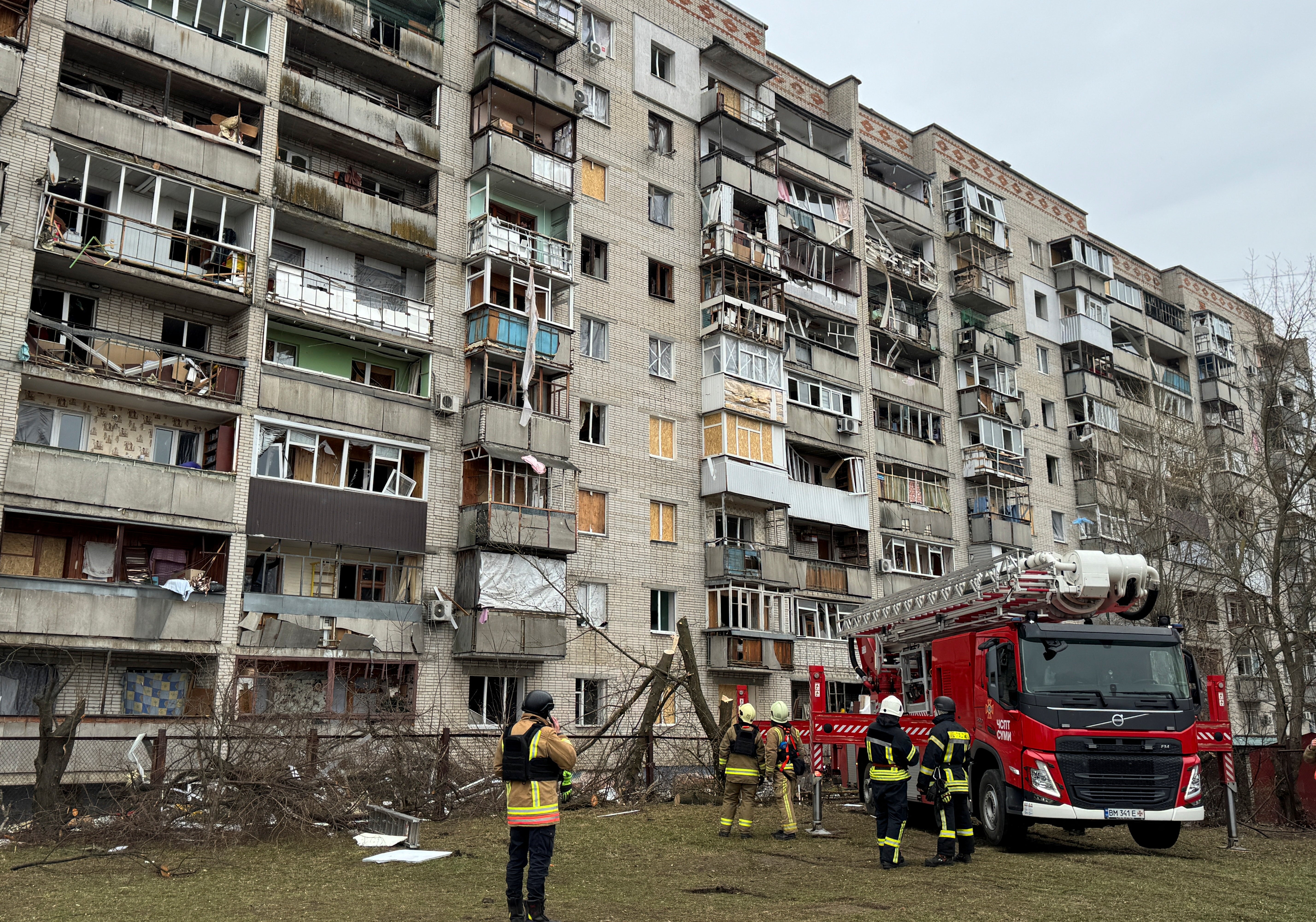Deseci su ozlijeđeni u velikom štrajku u regiji Sumy