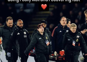 Ayden Heaven donosi ažuriranje ozljede nakon što je skinuo na nosačima u svom prvom ligaškom startu za Man United … s tim da Sky Sports odbija pokazati ponavljanja incidenta u Leicesteru