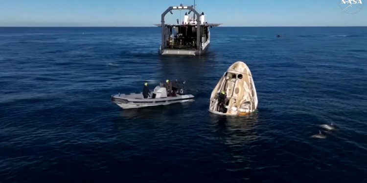 FOTO: Američki astronauti vraćeni s Međunarodne svemirske postaje ISS