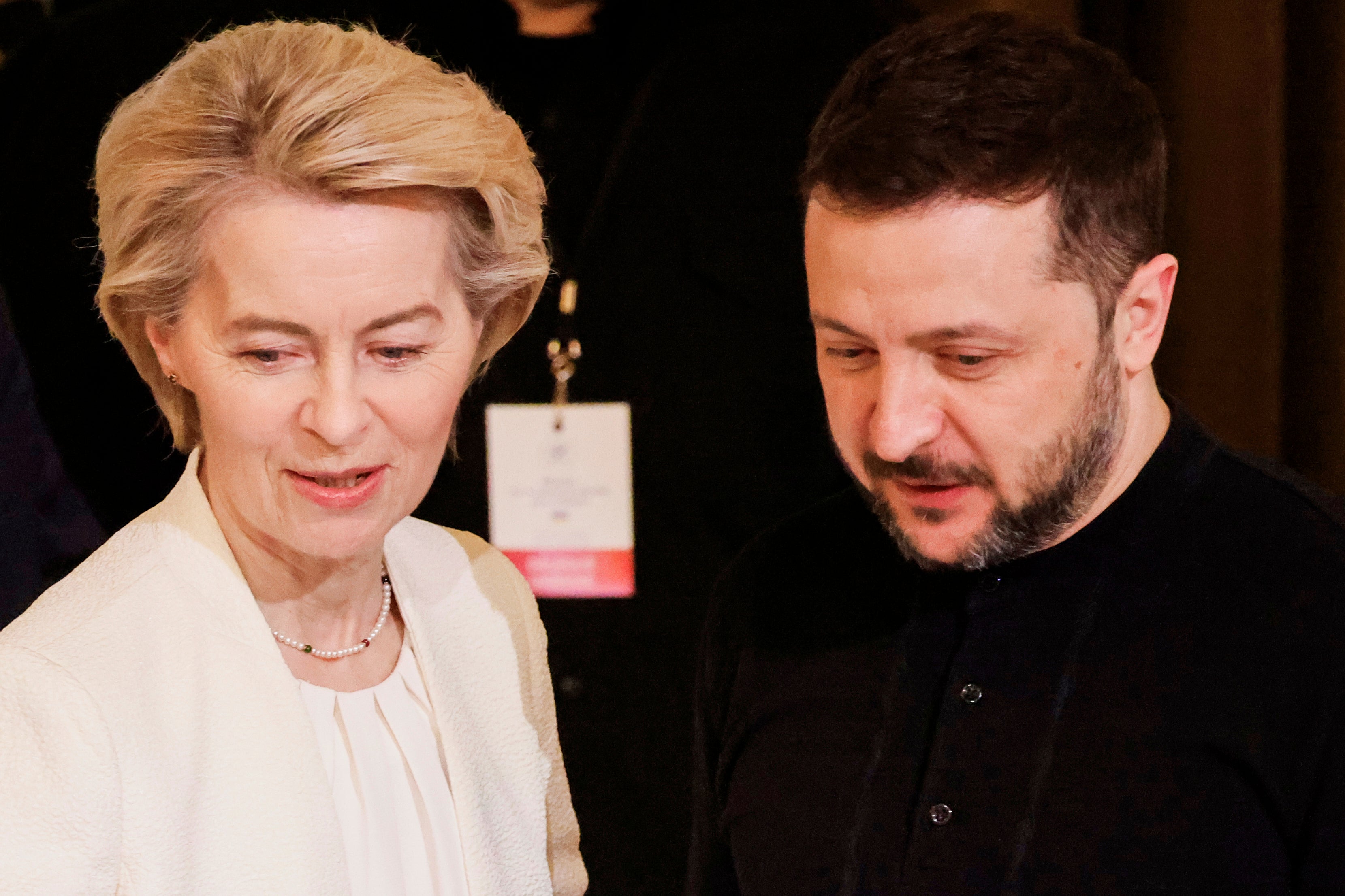Ukrajinski predsjednik Volodimyr Zelensky i predsjednik Europske komisije Ursula von Der Leyen