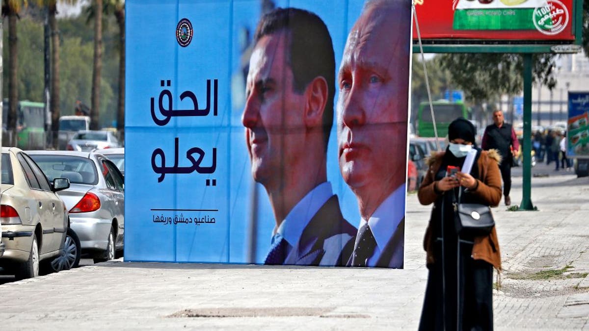 Assad i Putin Billboard