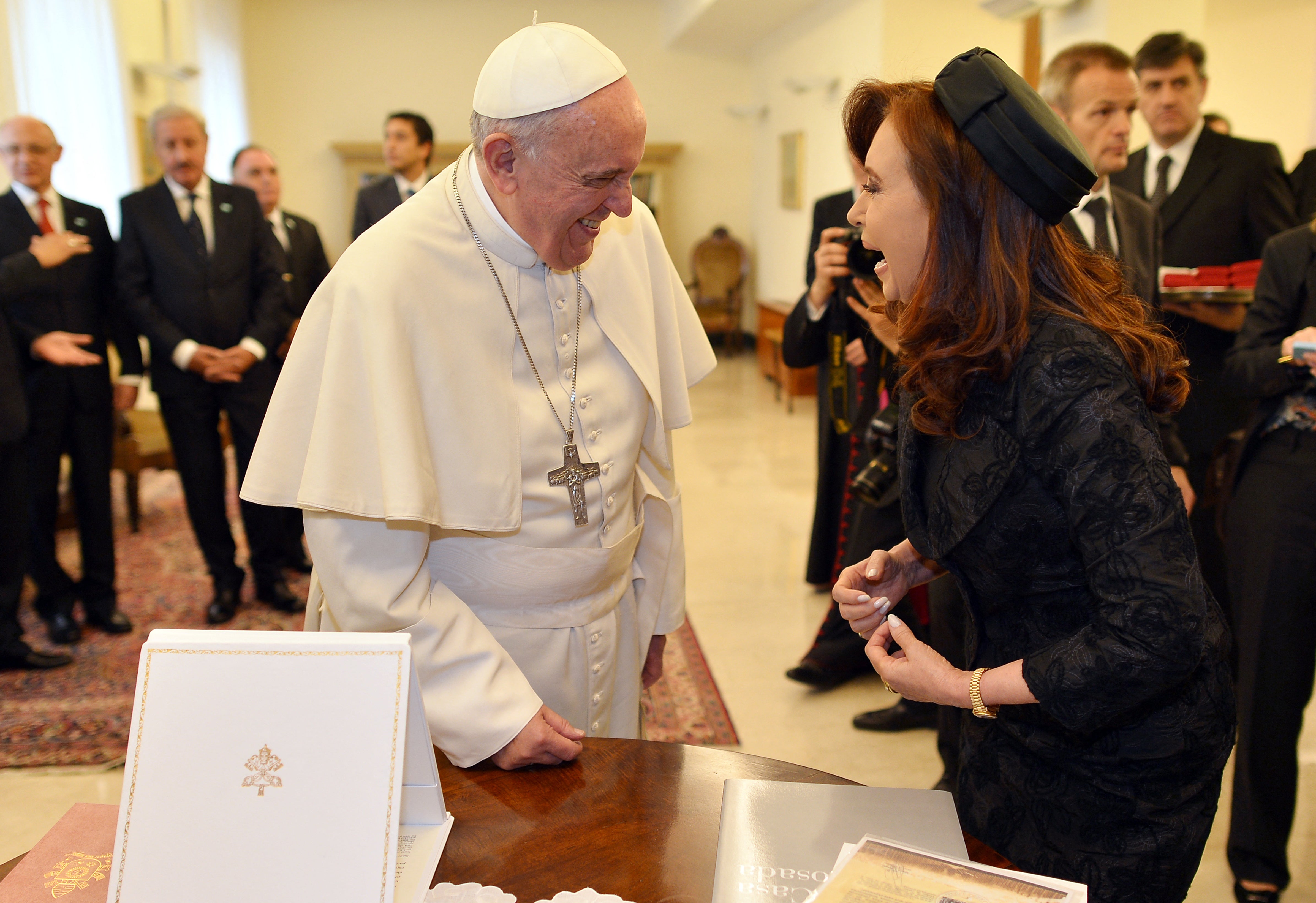 Francis s bivšom argentinskom predsjednicom Cristinom Fernández de Kirchner