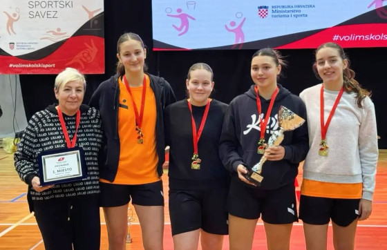 Gimnazijalke osvojile naslov prvakinja Hrvatske u basketu 3×3!