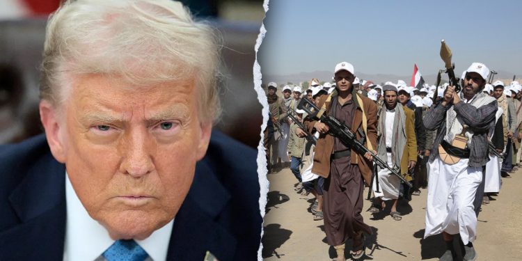 Houthi bespilotne letjelice koje su pucale američke snage nakon što Trump pokrene “odlučne” zračne napade