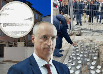 KOSTI IZ ORMARA Opet problemi oko štandarca. Puljak je odluku o uklanjanju potpisao 25. veljače, ali štandarac je uklonjen puno ranije…