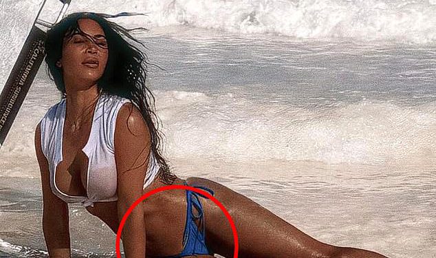 Kim Kardashian optužena za Photoshop neuspjeh nakon dijeljenja bikinija snimka