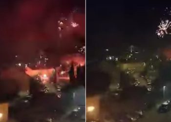 Koje ludilo u Mokošici: Vatrometom i bakljadom Torcida proslavila svoj rođendan! (VIDEO)