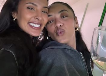 Maya Jama pridružuje se djevojci Cristiana Ronalda Georgina Rodriguez na tribinama u Lisabonu kako bi gledala nove ljubavne interese Ruben Dias kako igra za Portugal