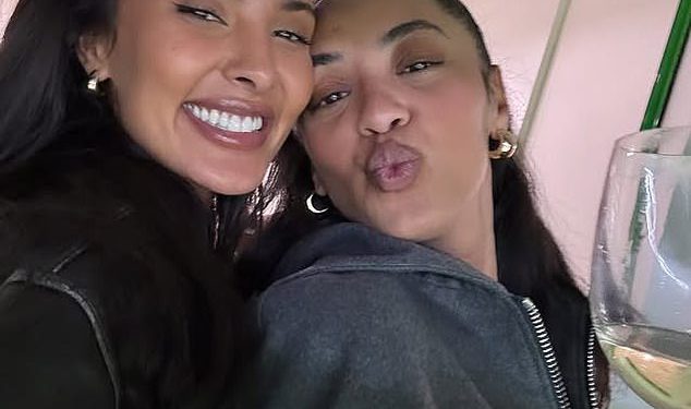 Maya Jama pridružuje se djevojci Cristiana Ronalda Georgina Rodriguez na tribinama u Lisabonu kako bi gledala nove ljubavne interese Ruben Dias kako igra za Portugal