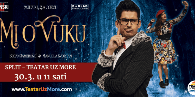 Mjuzikl za djecu “Mi o vuku” stiže u Loru 25. put! Manuela Svorcan i Bojan Jambrošić najpopularniji su Vuk i Crvenkapica po izboru mališana.