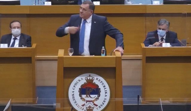 NASTAVLJA SE RASPRAVA U NSRS Dodik o Rubiju, Izraelu, Komšiću, pritvoru i reisu. Oporba upozorava da je riječ o avanturizmu