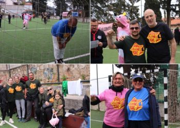 Nema veze što je oblačno i pred kišu, uz igru “guze“ sve je vesela zafrkancija (FOTO/VIDEO)