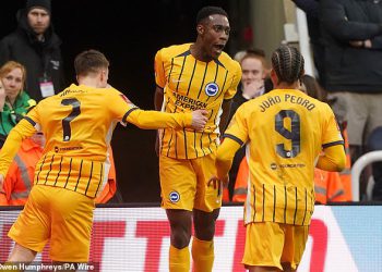 Newcastle 1-2 Brighton: Seagulls Seal FA Cup četvrtfinalno mjesto zahvaljujući dodatnom štrajku Dannyja Welbecka … budući da su obje strane smanjene na 10 muškaraca
