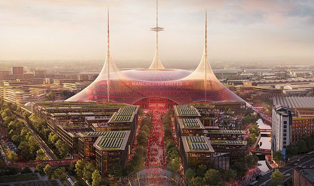Novi stadion Man Uniteda od 2 milijarde funti brendira se “cirkuski šator” obožavatelja jer su Whacky planovi za nove tlo od 100 000 sjedala konačno otkriveni