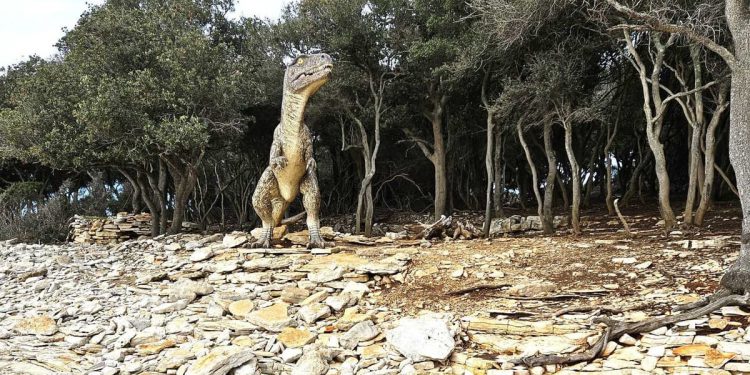 Otisci dinosaura oživljeni na Brijunima