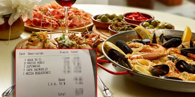 Ovo gosti na našoj obali mogu samo sanjati! Pogledajte koliko je turist u Španjolskoj platio tri jela, vodu i tri čaše vina…