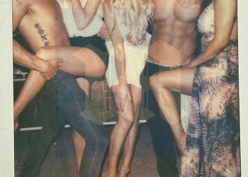 Oženjen na prvom mjestu zvijezde Star Star Stripper prošlosti izloženo na zabavi Jennifer Hawkins ‘Hens’ kao fotografije s resursa s ocjenom X ocjene