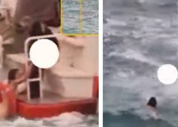 Plovilo pomorske policije nije moglo pristupiti zbog vjetra!