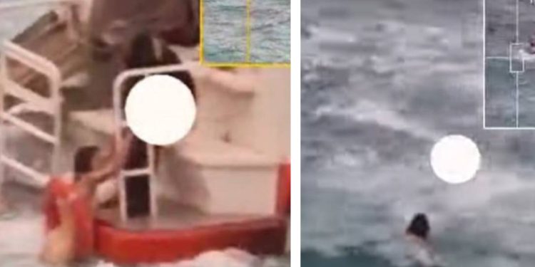 Plovilo pomorske policije nije moglo pristupiti zbog vjetra!