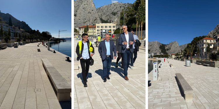 Pogledajte kako napreduje omiška luka: “Ovo je iznimno vrijedan i važan, kapitalni projekt za Omiš, slobodno možemo reći – stoljetni projekt”