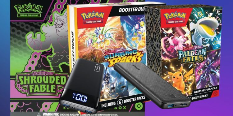 Pokémon TCG Surging Sparks Restock and Power Banks from INIU and Anker On Sale At Amazon
