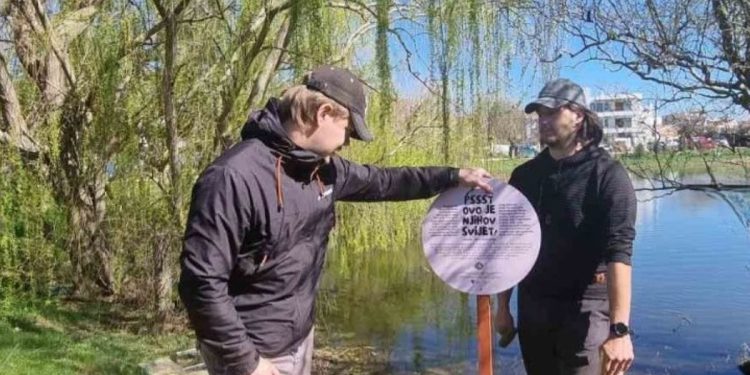 Postavljeni znakovi “Pravila ponašanja” u neposrednoj okolici Medulinske lokve