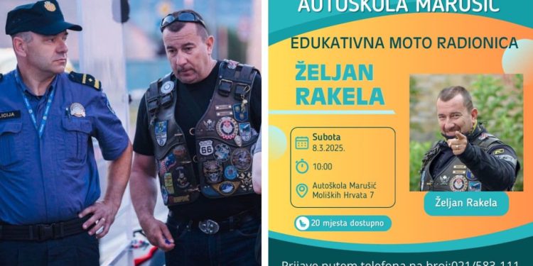 Prijavite se na edukativnu moto radionicu u Splitu: Željan Rakela poučava sigurnosti na cesti