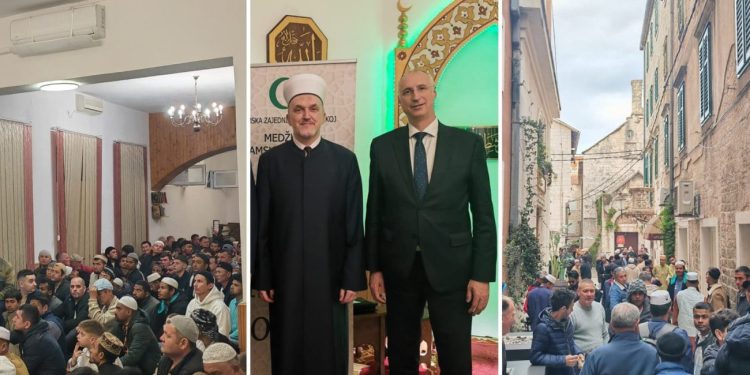 Rekordan broj vjernika proslavio Ramazanski bajram u Splitu, imam Hadžić poziva na integraciju stranih radnika