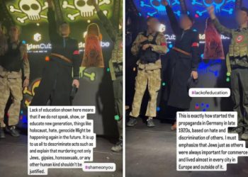 SNIMKE IZ NOĆNOG KLUBA U MOSTARU Mladići u nacističkim uniformama izazvali reakcije javnosti