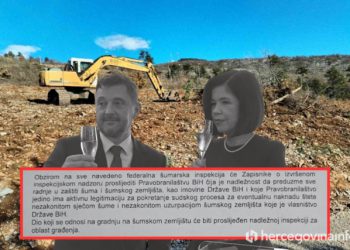 ŠOKANTAN NALAZ INSPEKCIJE Otkrivamo kako su državne šume kod Mostara ilegalno pretvorene u građevinsko zemljište