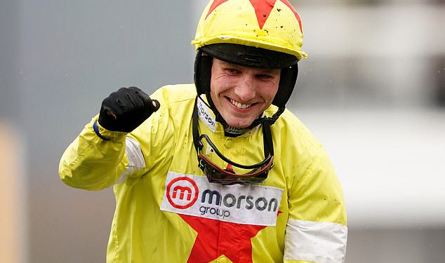 Šampion džokej Harry Cobden sleti na paladij vožnju za trijumfnu prepreku nakon zabrane biča Jamesa Bowena