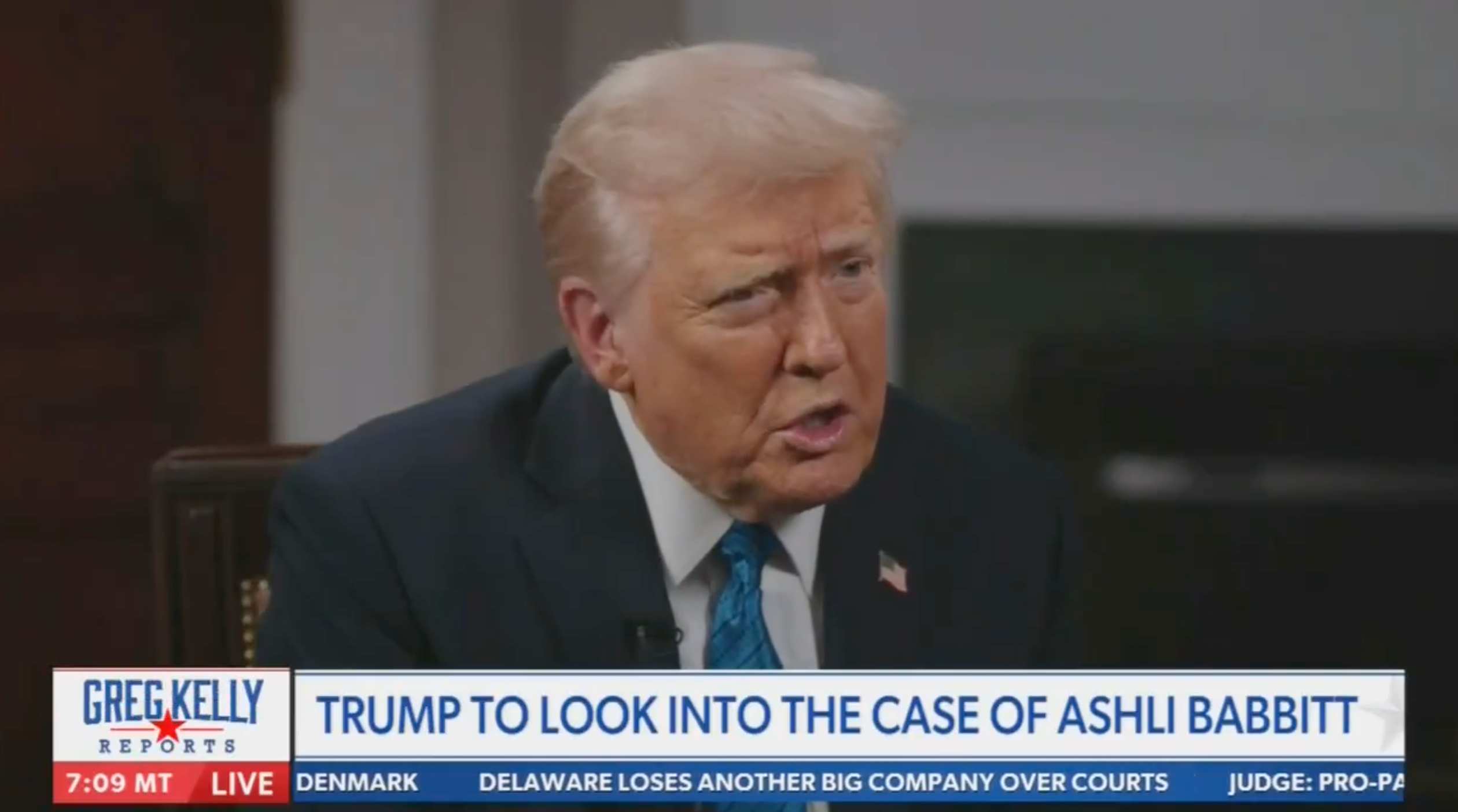 Predsjednik Donald Trump obećao je da će 'pogledati' ubojstvo kapitola pobunjenika Ashli ​​Babbit koji je ubijen 6. siječnja 2021
