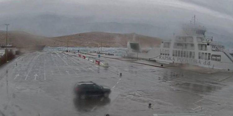 Rab je odsječen od kopna