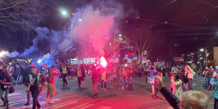 Srpski režimski mediji pišu o splitskim huliganima koji su krenuli u Beograd "da tuku Srbe"