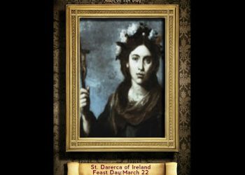 Sveti Patrik imao je sestru koja je isto sveta i majka je mnogim svetima